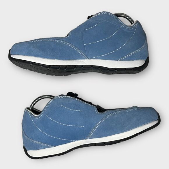 Speedwell Men\'s Blue Suede Lace-Up Oil Resistant Bottom Racing Sneakers Sz 9 HTF main image 11